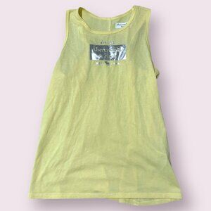Abercrombie kids Girls Yellow Logo Tank Top